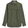 Ted Baker Actor Long Sleeve Shirt for Casual Shirts Colour Khaki -Outlet Wardrobe Mix Store 55927915 xxl
