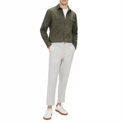 Ted Baker Actor Long Sleeve Shirt for Casual Shirts Colour Khaki -Outlet Wardrobe Mix Store 55927915 xxl a3