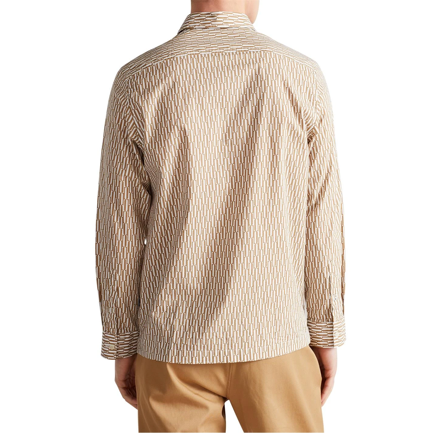 Ted Baker Ruskin Retro Shirt for Casual Shirts Colour Tan 5 Ted Baker Ruskin Retro Shirt for Casual Shirts Colour Tan - Image 3