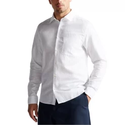 Ted Baker Remark Linen Shirt for Casual Shirts Colour White -Outlet Wardrobe Mix Store 55960801 xxl a2