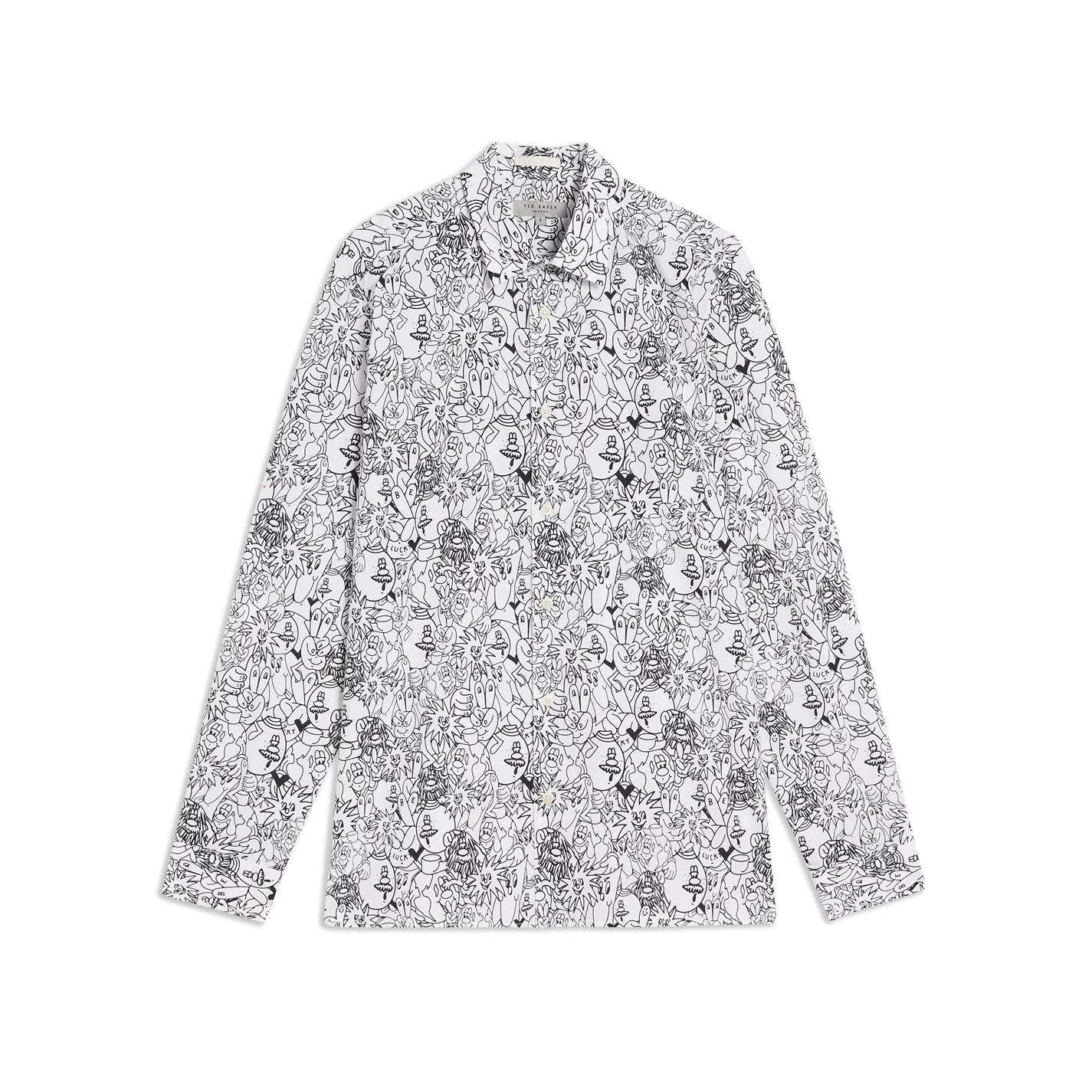 Ted Baker Upland Character Shirt for Casual Shirts Colour White 3 Ted Baker Upland Character Shirt for Casual Shirts Colour White