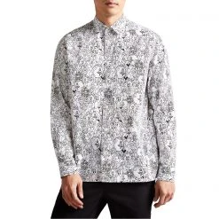 Ted Baker Upland Character Shirt for Casual Shirts Colour White 9 Ted Baker Upland Character Shirt for Casual Shirts Colour White -Outlet Wardrobe Mix Store 55961001 xxl a3