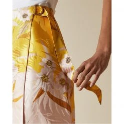 Ted Baker Print Wrap Skirt for Skirts Colour Yellow -Outlet Wardrobe Mix Store 56240213 xxl a3