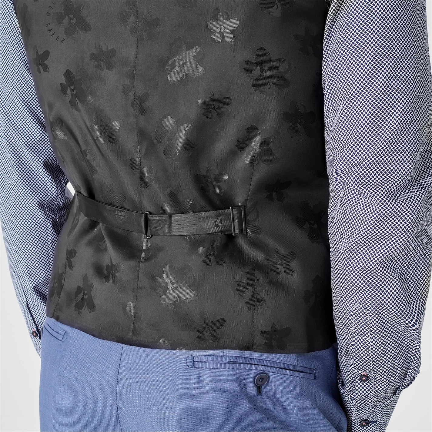 Ted Baker Ainsty Suit Waistcoat for Complete Suits Colour Blue 7 Ted Baker Ainsty Suit Waistcoat for Complete Suits Colour Blue - Image 5