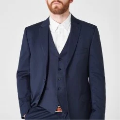 Ted Baker Slim Fit Irvinws Waistcoat for Complete Suits Colour Blue -Outlet Wardrobe Mix Store 56600719 xxl a3