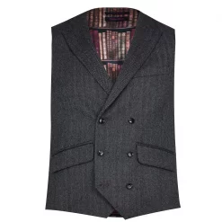 Ted Baker Herring Waistcoat for Big & Tall Waistcoats Colour Grey