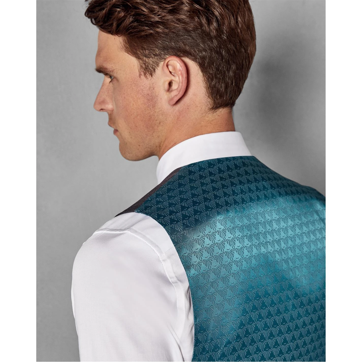 Ted Baker Strong Waistcoat for Big & Tall Waistcoats Colour Charcoal 4 Ted Baker Strong Waistcoat for Big & Tall Waistcoats Colour Charcoal - Image 2
