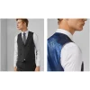 Ted Baker Waistcoat for Big & Tall Waistcoats Colour Charcoal -Outlet Wardrobe Mix Store 56602302 xxl