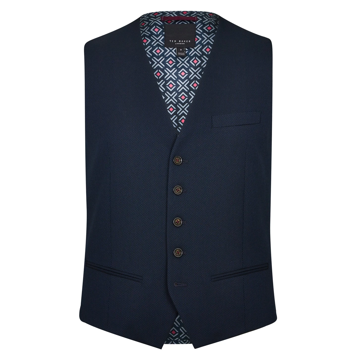 Ted Baker Hemwai Waistcoat for Complete Suits Colour Navy 3 Ted Baker Hemwai Waistcoat for Complete Suits Colour Navy