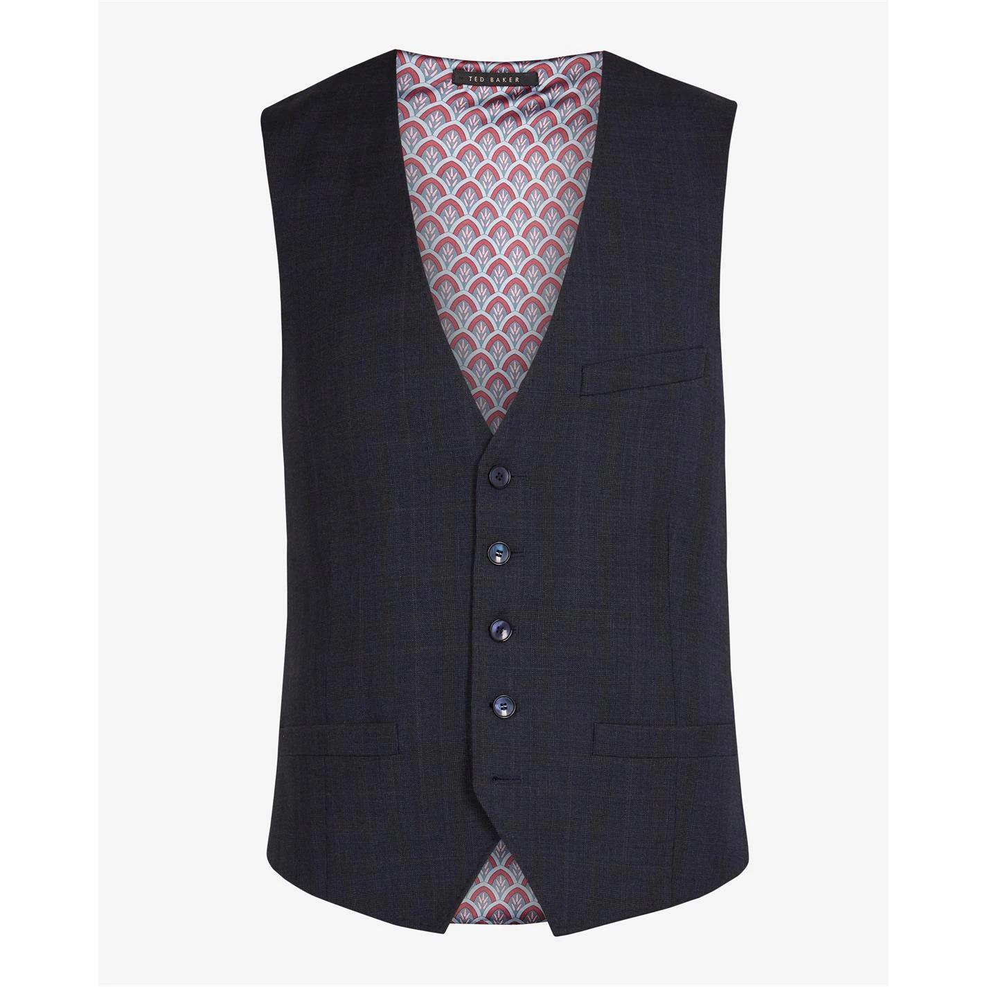 Ted Baker West Waistcoat for Big & Tall Waistcoats Colour Grey 3 Ted Baker West Waistcoat for Big & Tall Waistcoats Colour Grey