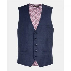 Ted Baker Jordan Waistcoat for Complete Suits Colour Blue