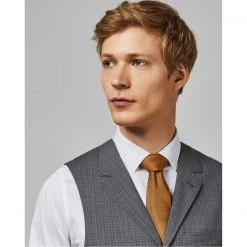 Ted Baker Colman Waistcoat for Complete Suits Colour Grey