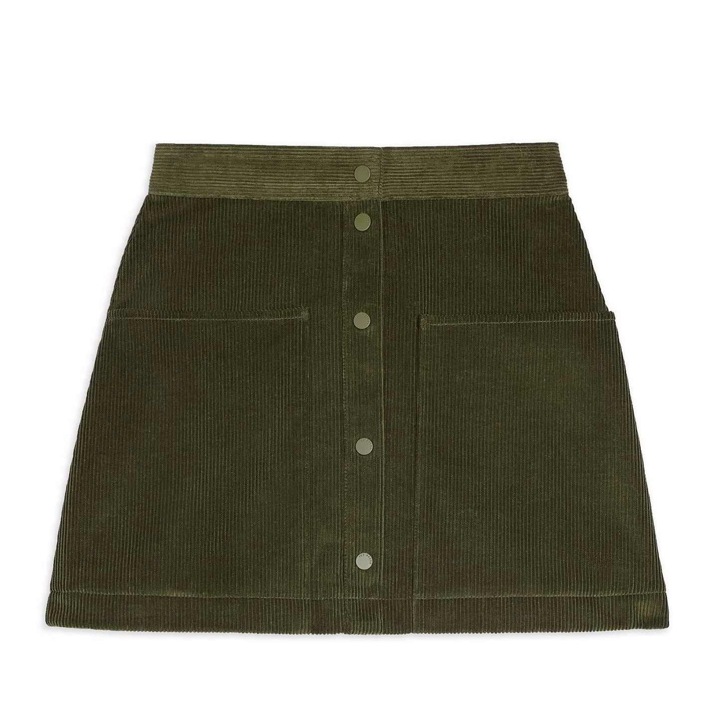 Ted Baker Omarah Corduroy Skirt for Skirts Colour Khaki 3 Ted Baker Omarah Corduroy Skirt for Skirts Colour Khaki