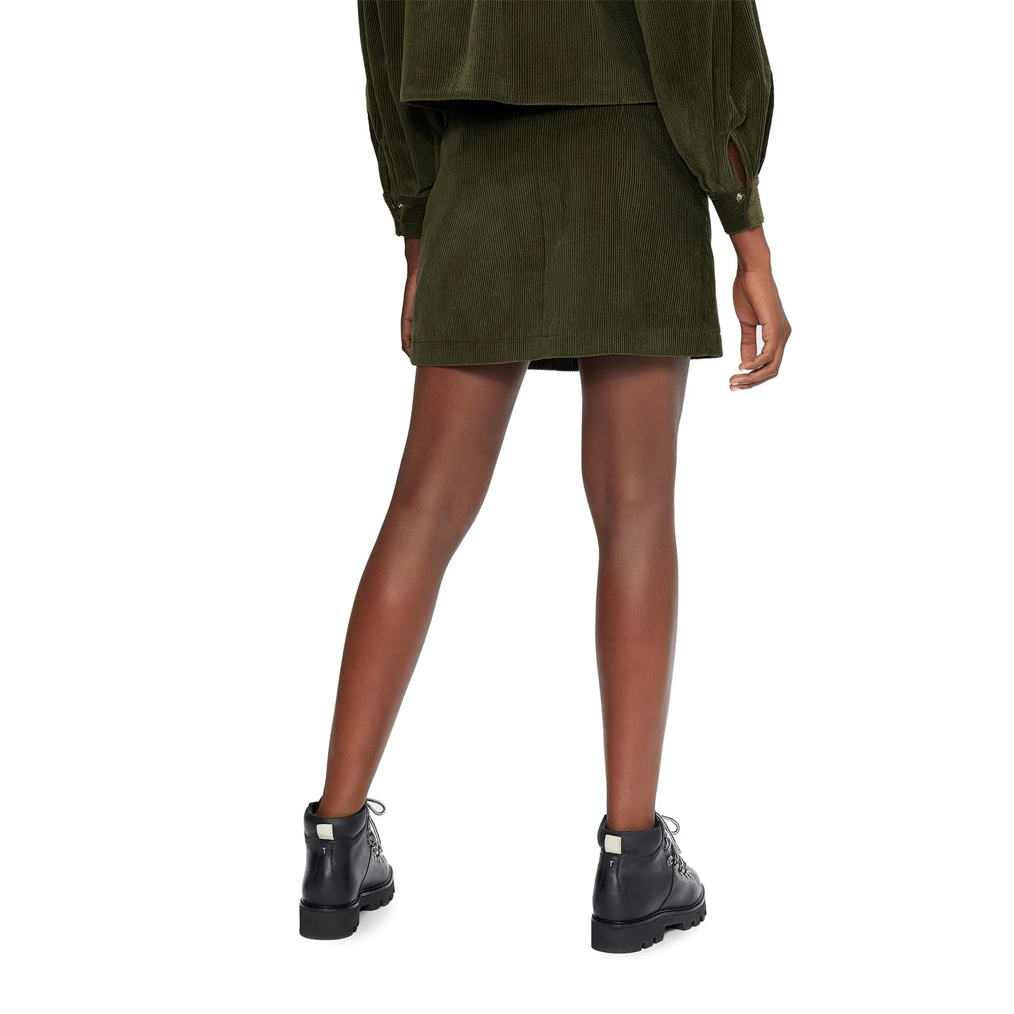 Ted Baker Omarah Corduroy Skirt for Skirts Colour Khaki 5 Ted Baker Omarah Corduroy Skirt for Skirts Colour Khaki - Image 3