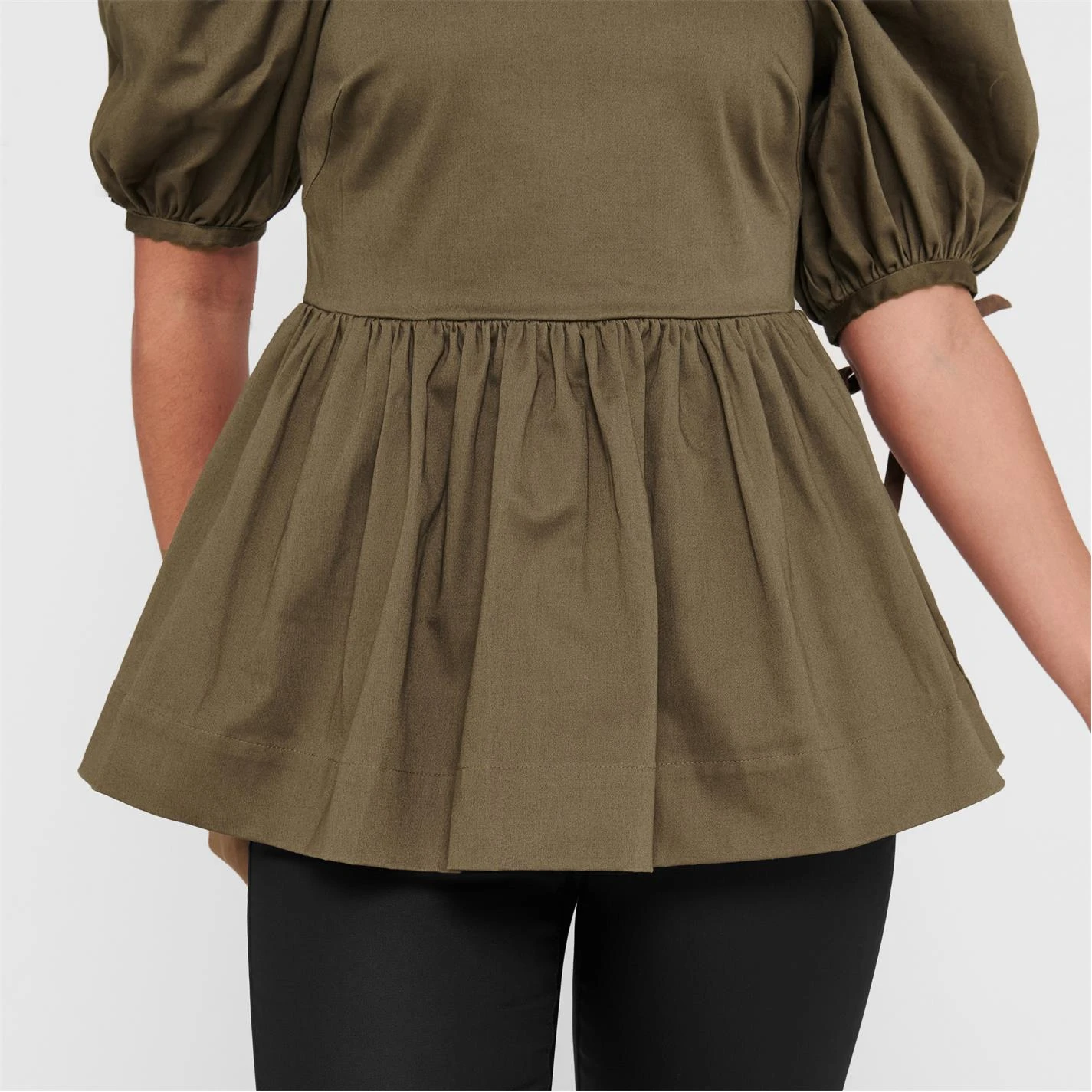 Ted Baker Popsiee Blouse for Blouses & Shirts Colour Olive 8 Ted Baker Popsiee Blouse for Blouses & Shirts Colour Olive - Image 6