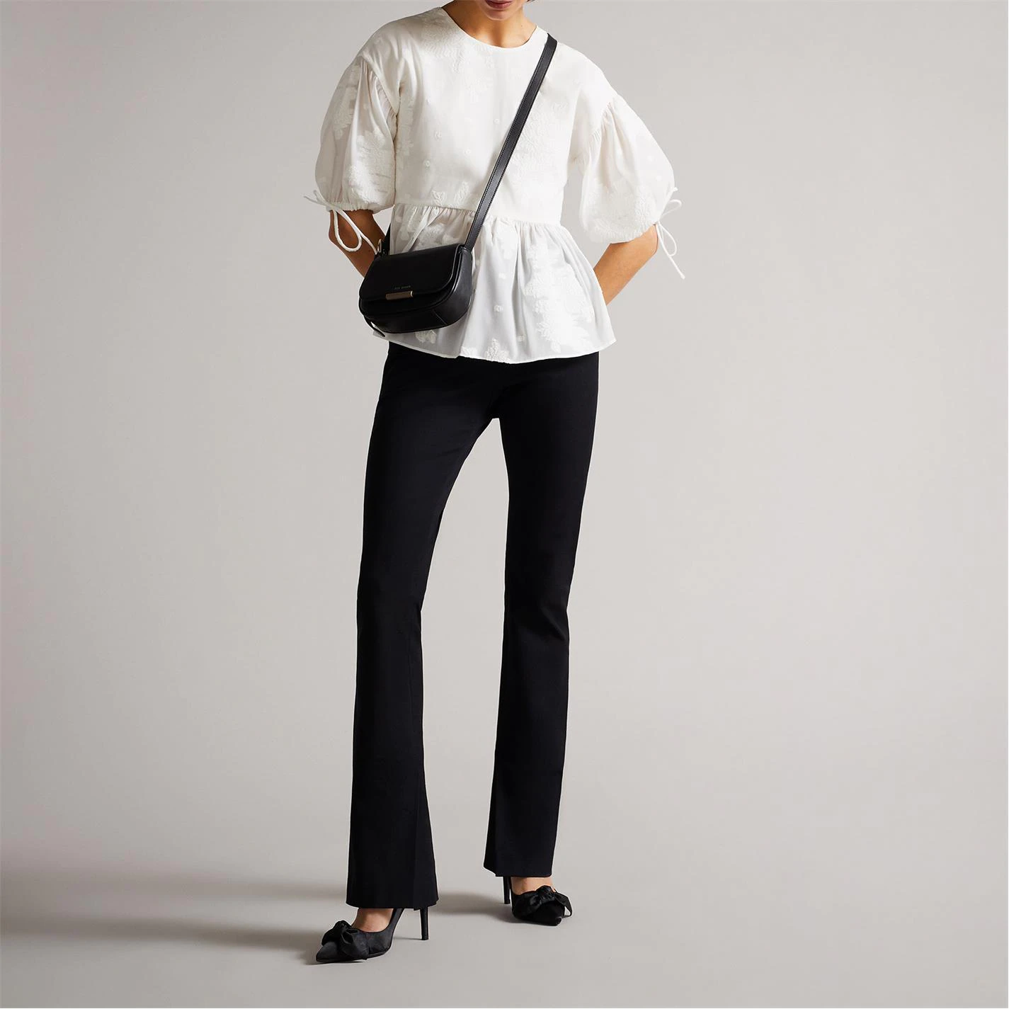 Ted Baker Karni Blouse for Blouses & Shirts Colour White 4 Ted Baker Karni Blouse for Blouses & Shirts Colour White - Image 2