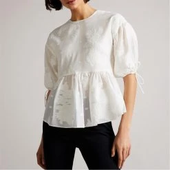 Ted Baker Karni Blouse for Blouses & Shirts Colour White 10 Ted Baker Karni Blouse for Blouses & Shirts Colour White -Outlet Wardrobe Mix Store 57290501 xxl a2