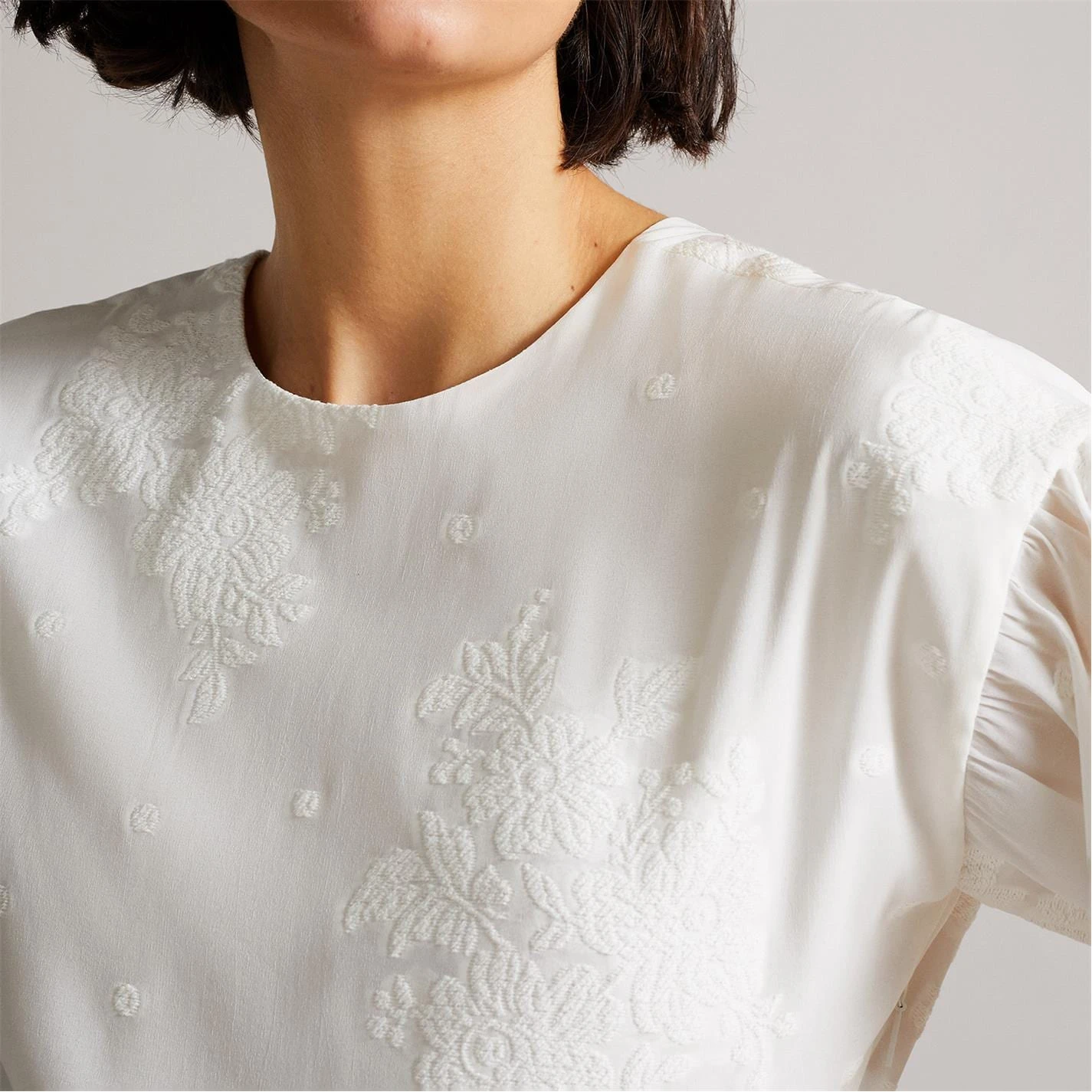 Ted Baker Karni Blouse for Blouses & Shirts Colour White 7 Ted Baker Karni Blouse for Blouses & Shirts Colour White - Image 5