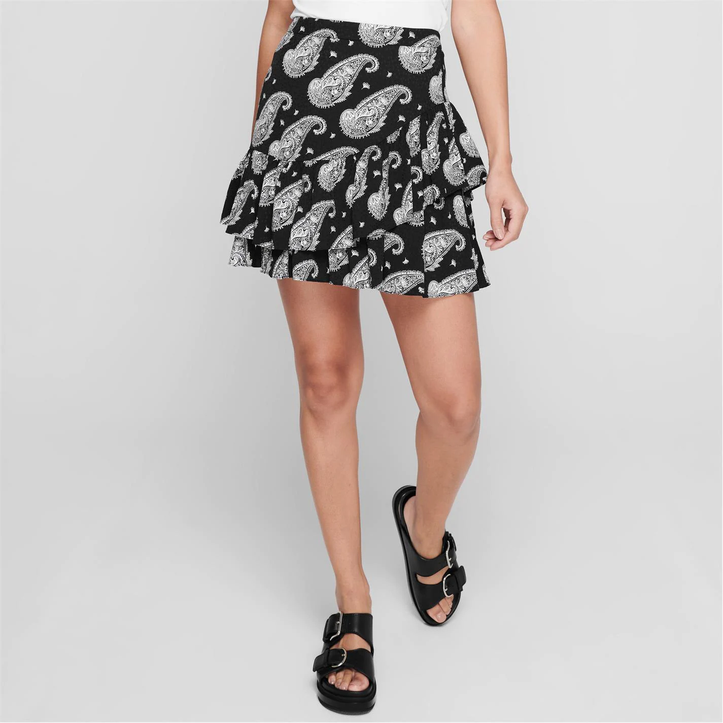 Ted Baker Lanee Tiered Skirt for Skirts Colour Black 4 Ted Baker Lanee Tiered Skirt for Skirts Colour Black - Image 2