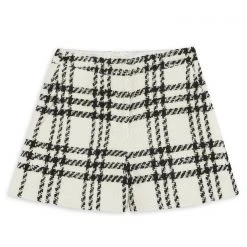 Ted Baker Ilsslas Check Shorts for Shorts Colour White