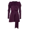 Ted Baker Lianni Wrap Playsuit for Playsuits & Jumpsuits Colour Dk Purple 2 Ted Baker Lianni Wrap Playsuit for Playsuits & Jumpsuits Colour Dk Purple -Outlet Wardrobe Mix Store 57294424 xxl