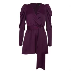 Ted Baker Lianni Wrap Playsuit for Playsuits & Jumpsuits Colour Dk Purple