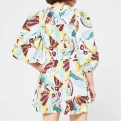 Ted Baker Ted Baker Bithana Tie Blouse Womens for Blouses & Shirts Colour Pl-Green -Outlet Wardrobe Mix Store 57340615 xxl a2