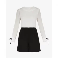 Ted Baker Pleated Playsuit for Playsuits & Jumpsuits Colour Black