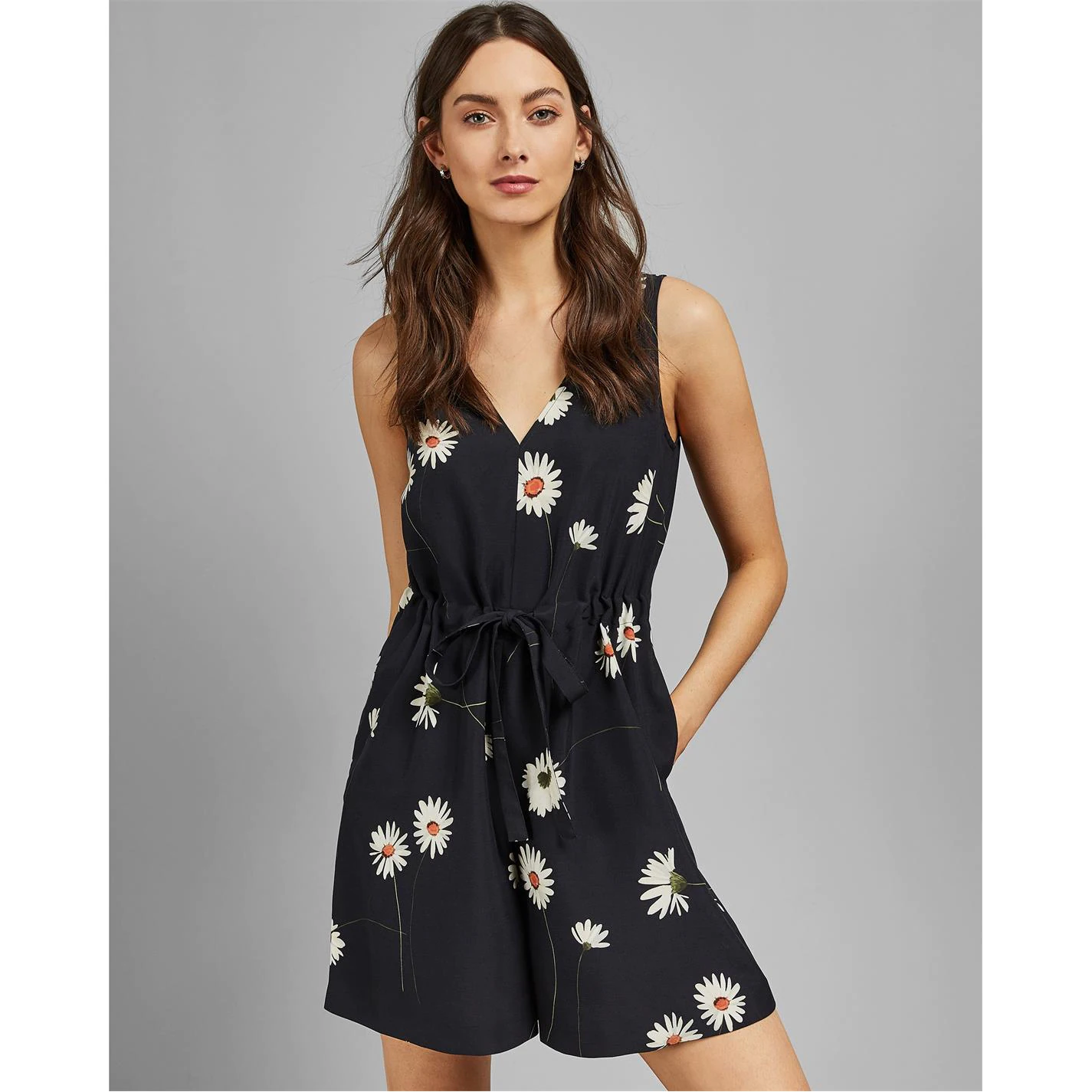 Ted Baker Anjie Playsuit for Playsuits & Jumpsuits Colour Dark Blue 4 Ted Baker Anjie Playsuit for Playsuits & Jumpsuits Colour Dark Blue - Image 2