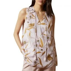 Ted Baker Jylna Sleeveless Top for Blouses & Shirts Colour Light Pink -Outlet Wardrobe Mix Store 57356206 xxl a1