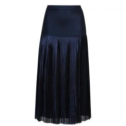 Ted Baker Vind Metalic Skirt for Skirts Colour Dark Navy