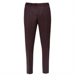 Ted Baker Flannel Trousers for Big & Tall Suit Trousers Colour Red