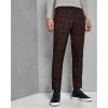 Ted Baker Ditro Boucle Trousers for Complete Suits Colour Dark Red -Outlet Wardrobe Mix Store 57932208 xxl