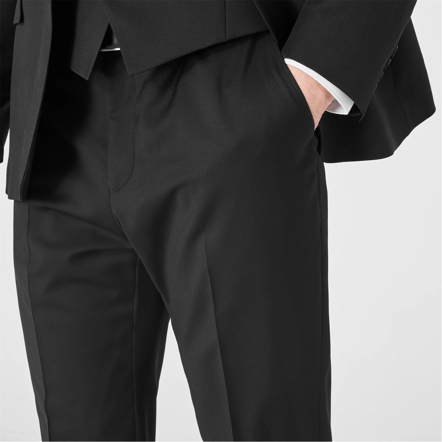 Ted Baker Slim Fit Dundets Suit Trousers for Complete Suits Colour Black 6 Ted Baker Slim Fit Dundets Suit Trousers for Complete Suits Colour Black - Image 4