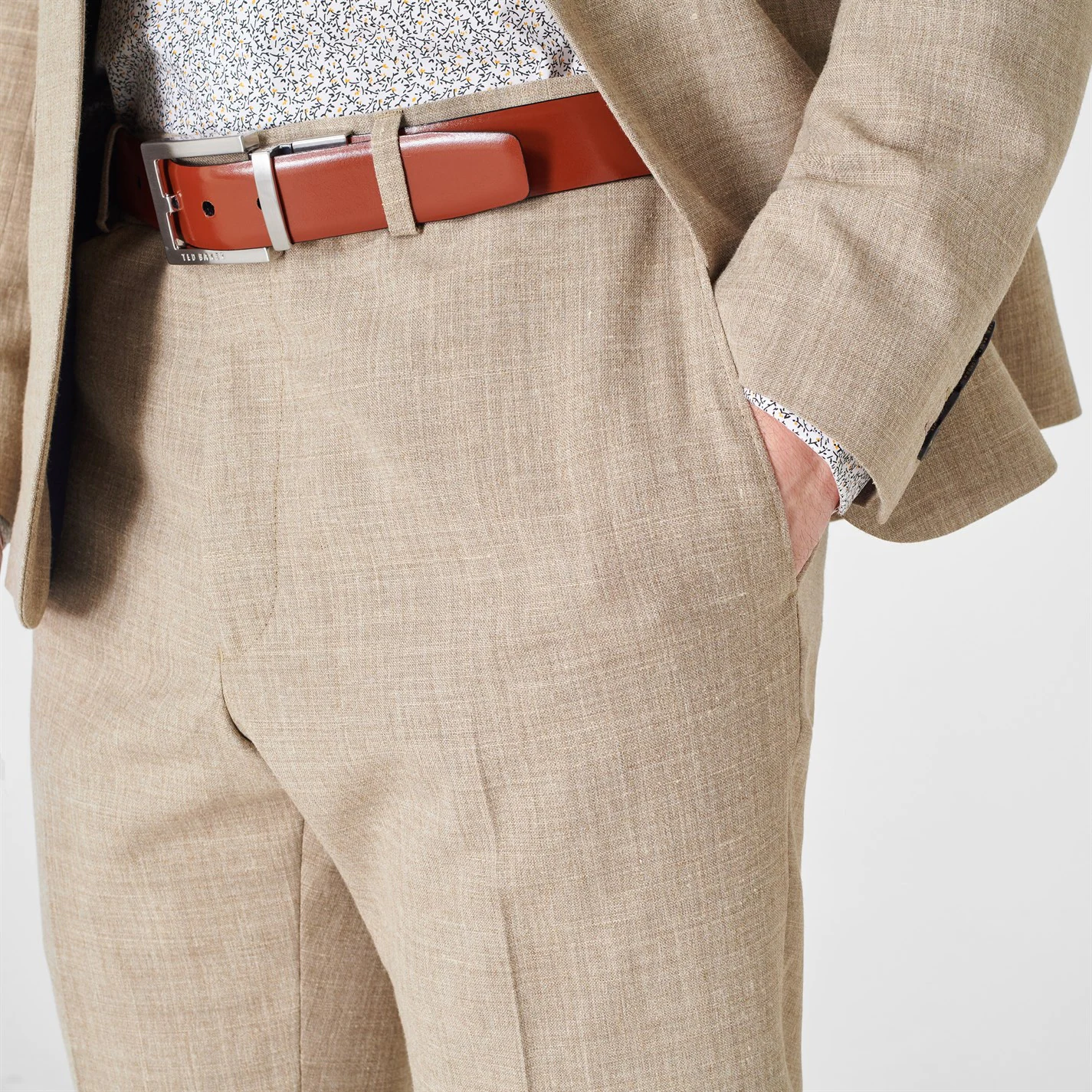 Ted Baker Reyton Suit Trousers for Complete Suits Colour Oatmeal 6 Ted Baker Reyton Suit Trousers for Complete Suits Colour Oatmeal - Image 4