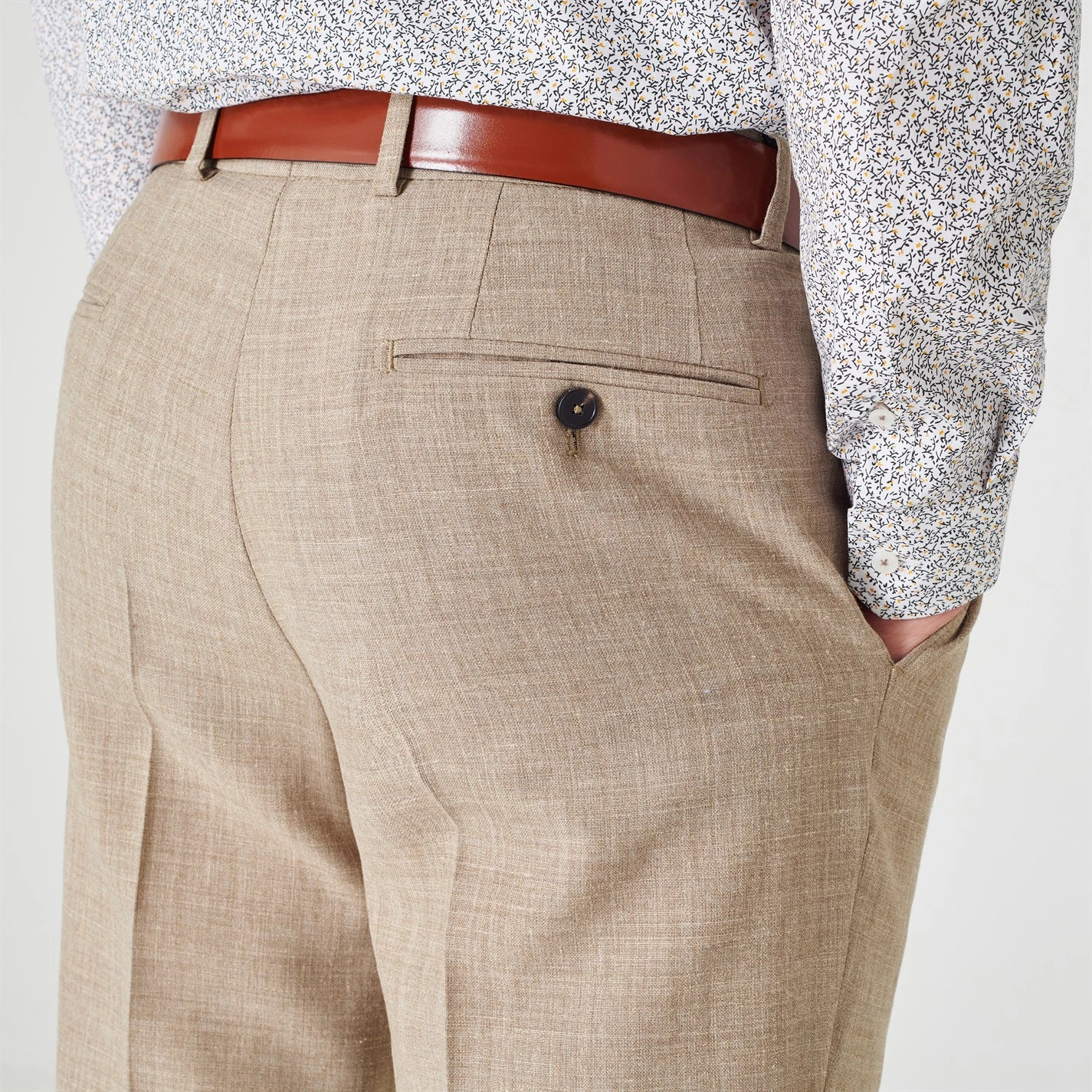 Ted Baker Reyton Suit Trousers for Complete Suits Colour Oatmeal 7 Ted Baker Reyton Suit Trousers for Complete Suits Colour Oatmeal - Image 5