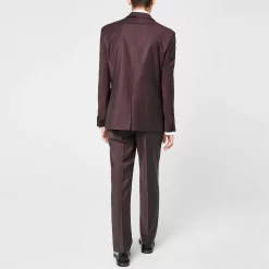 Ted Baker Ted Baker Merlot Suit Trousers for Complete Suits Colour Burgundy -Outlet Wardrobe Mix Store 57947808 xxl a2