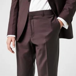 Ted Baker Ted Baker Merlot Suit Trousers for Complete Suits Colour Burgundy -Outlet Wardrobe Mix Store 57947808 xxl a3