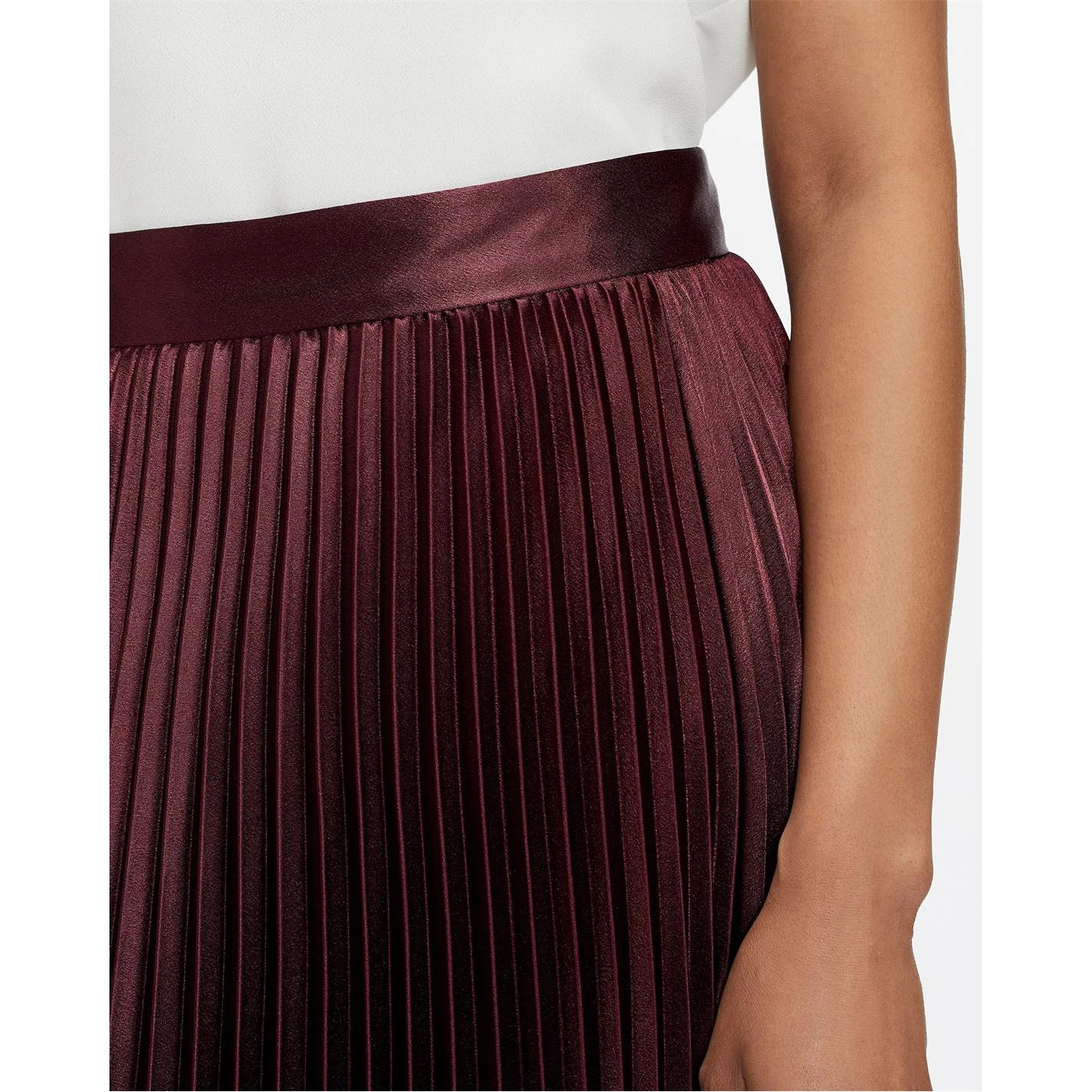 Ted Baker Glaycie Midi Skirt for Skirts Colour Dark Red 7 Ted Baker Glaycie Midi Skirt for Skirts Colour Dark Red - Image 5
