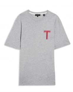 Ted Baker Teford T Shirt for T-Shirts Colour Grey Marl