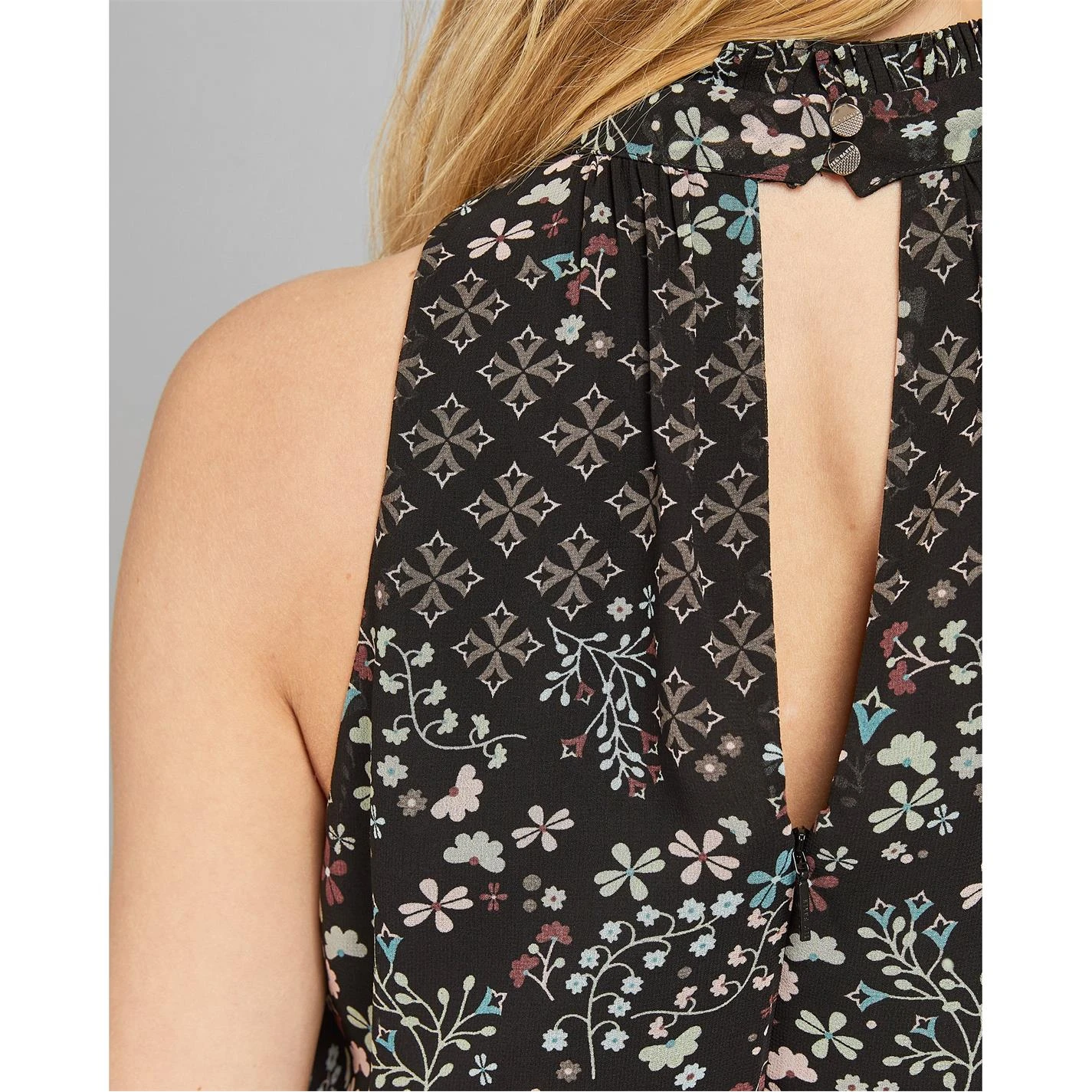 Ted Baker Marcila Wide Leg Jumpsuit for Playsuits & Jumpsuits Colour Black 4 Ted Baker Marcila Wide Leg Jumpsuit for Playsuits & Jumpsuits Colour Black - Image 2