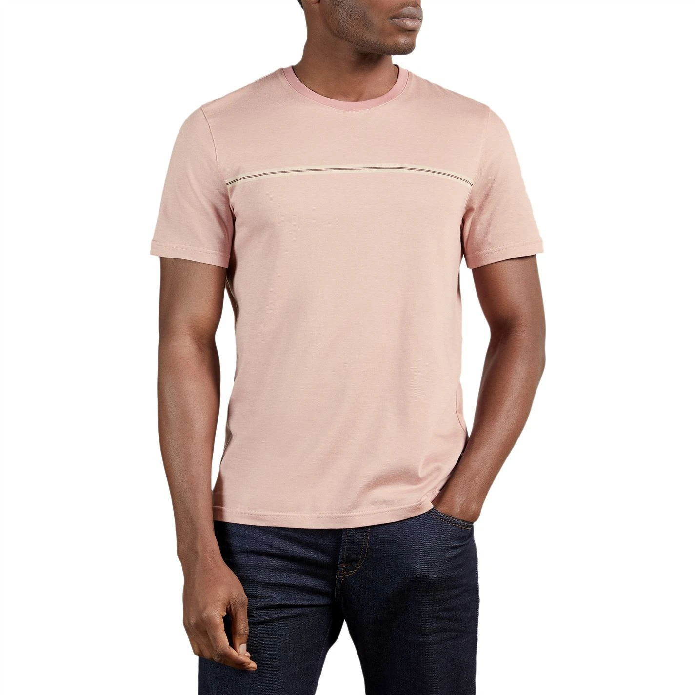 Ted Baker Ushers T Shirt for T-Shirts Colour Pink 4 Ted Baker Ushers T Shirt for T-Shirts Colour Pink - Image 2