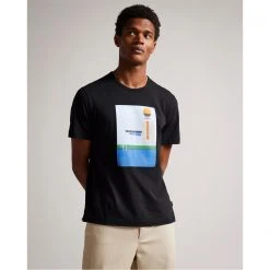 Ted Baker Libyan T Shirt for T-Shirts Colour Black -Outlet Wardrobe Mix Store 59361903 xxl a2