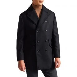 Ted Baker Flasby Peacoat for Coats & Jackets Colour Navy 10 Ted Baker Flasby Peacoat for Coats & Jackets Colour Navy -Outlet Wardrobe Mix Store 60593118 xxl a2