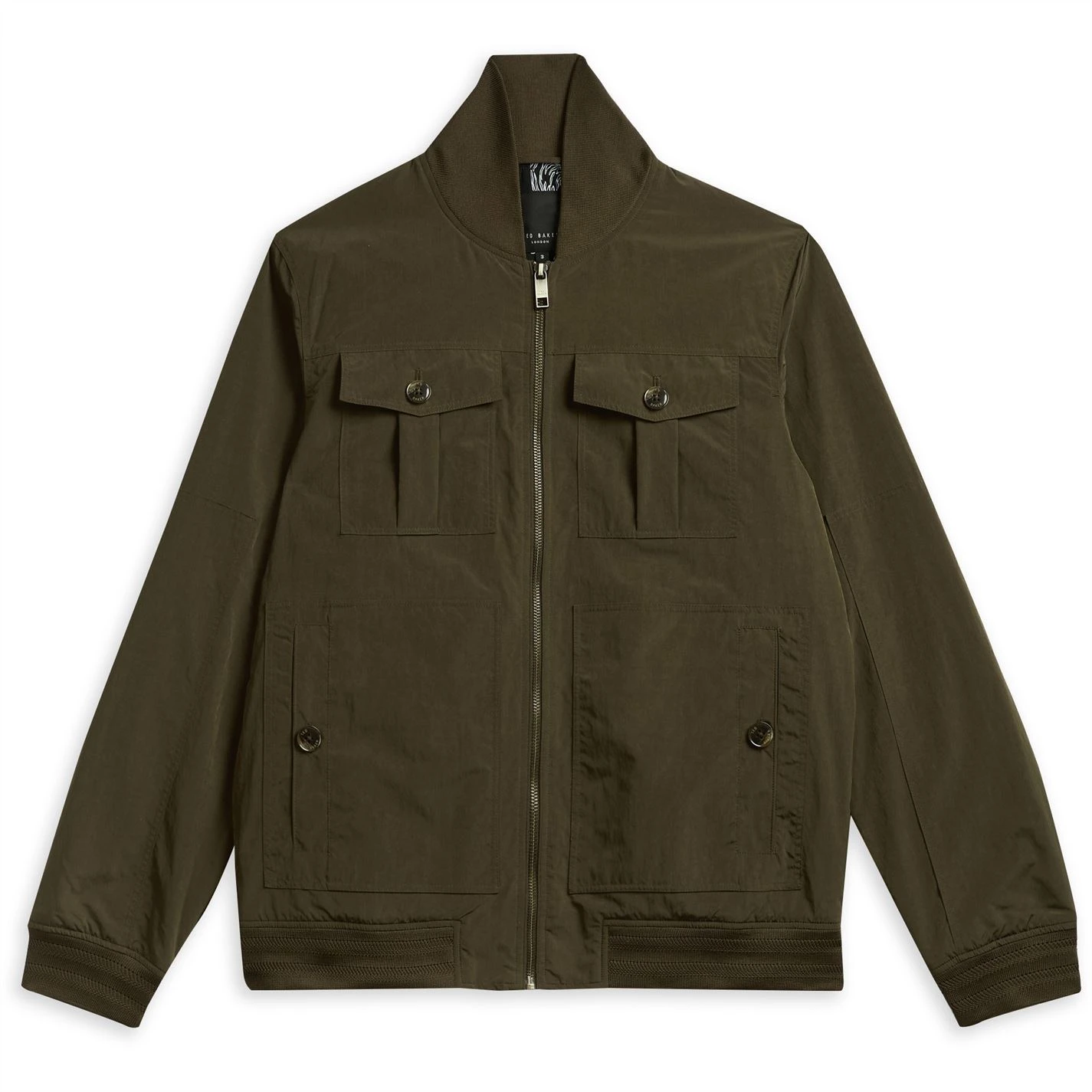 Ted Baker Geers Bomber Jacket for Big & Tall Coats & Jackets Colour Olive 3 Ted Baker Geers Bomber Jacket for Big & Tall Coats & Jackets Colour Olive