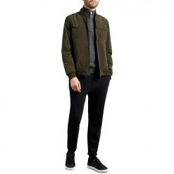 Ted Baker Geers Bomber Jacket for Big & Tall Coats & Jackets Colour Olive 9 Ted Baker Geers Bomber Jacket for Big & Tall Coats & Jackets Colour Olive -Outlet Wardrobe Mix Store 60859115 xxl a3