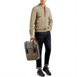 Ted Baker Bars Bomber Jacket for Big & Tall Coats & Jackets Colour Stone -Outlet Wardrobe Mix Store 60990704 xxl a3