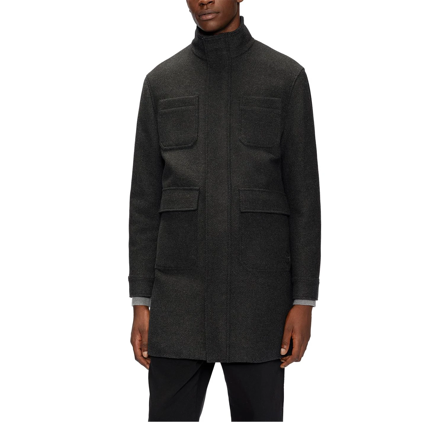 Ted Baker Traks Fun Coat for Big & Tall Coats & Jackets Colour Grey 4 Ted Baker Traks Fun Coat for Big & Tall Coats & Jackets Colour Grey - Image 2