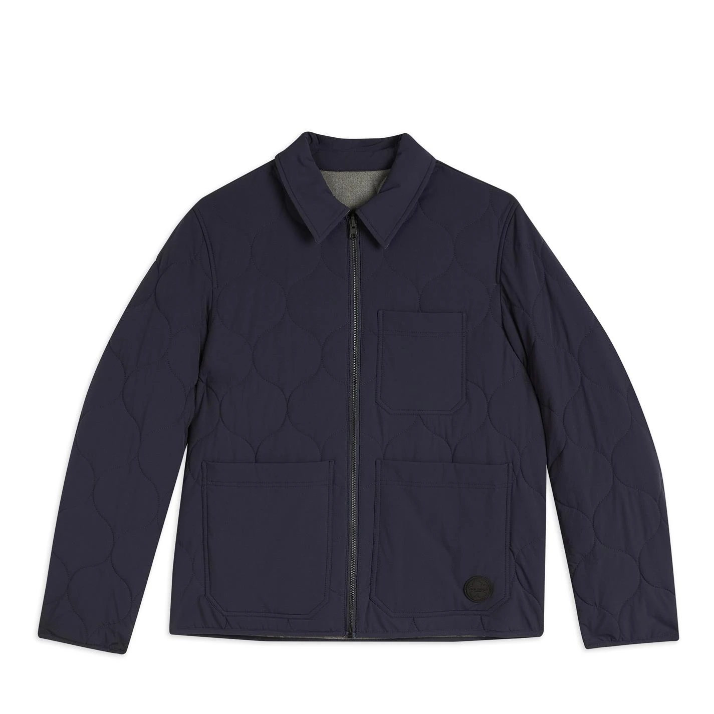 Ted Baker Schuss Reversible Quilted Jacket for Big & Tall Coats & Jackets Colour Navy 3 Ted Baker Schuss Reversible Quilted Jacket for Big & Tall Coats & Jackets Colour Navy