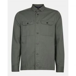 Ted Baker Rhyno Overshirt for Coats & Jackets Colour Khaki